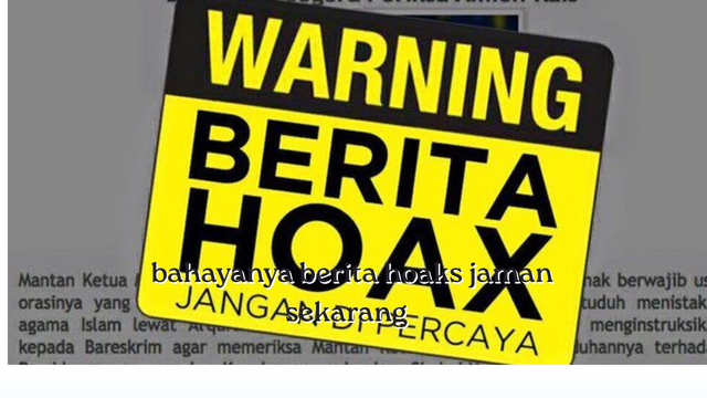 berita hoaks
